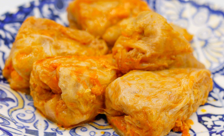 Голубці зі свининою та рисом басматі