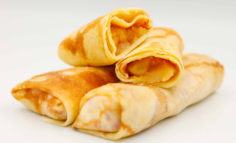 Млинець з яблуком, корицею та гарбузом