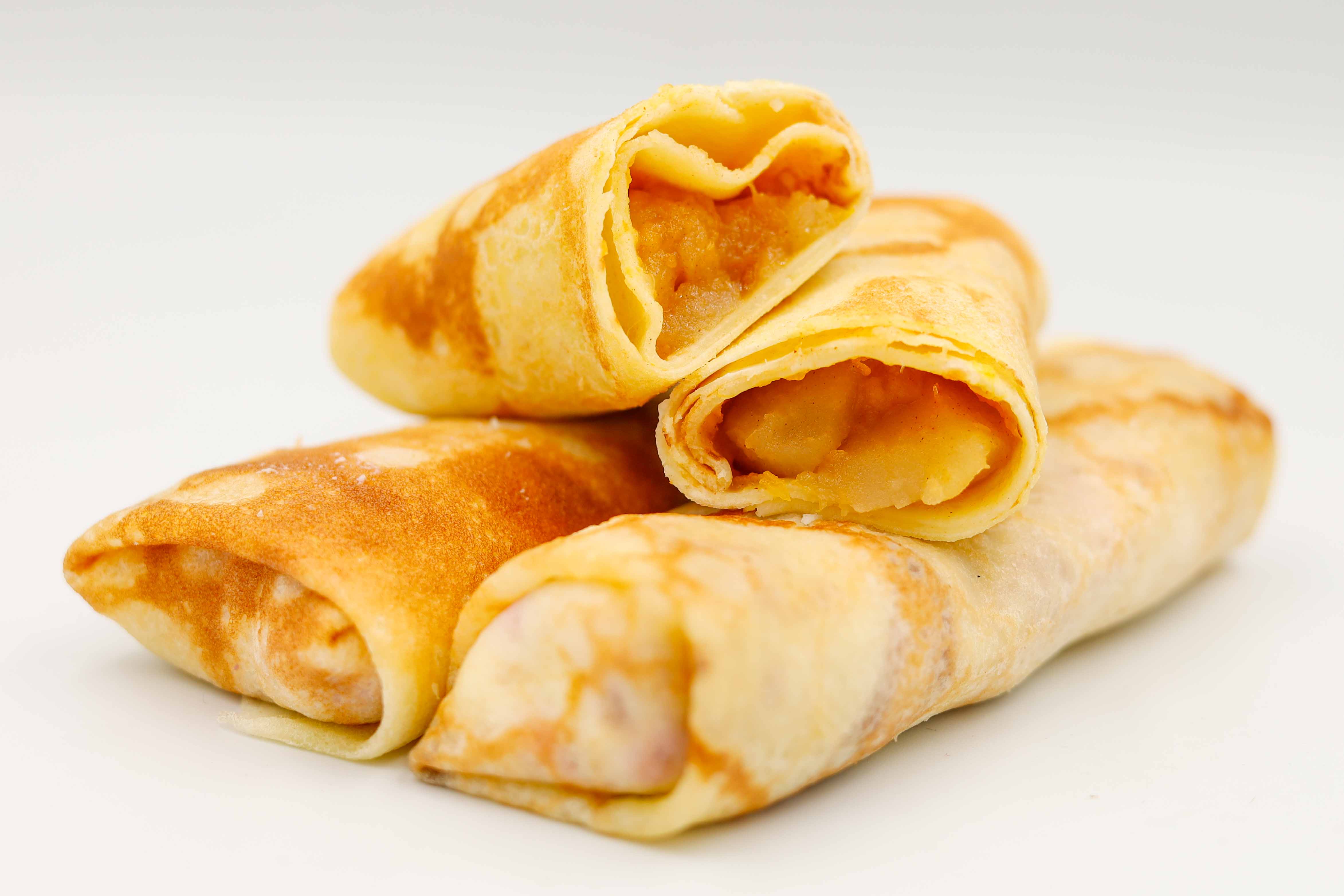 Млинець з яблуком, корицею та гарбузом